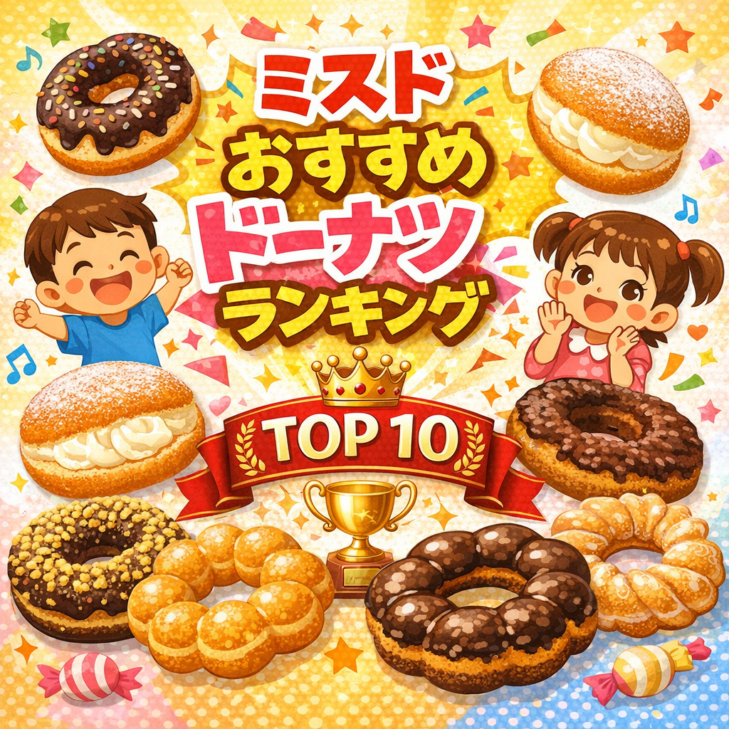 ミスタードーナツのおすすめドーナツランキング10
